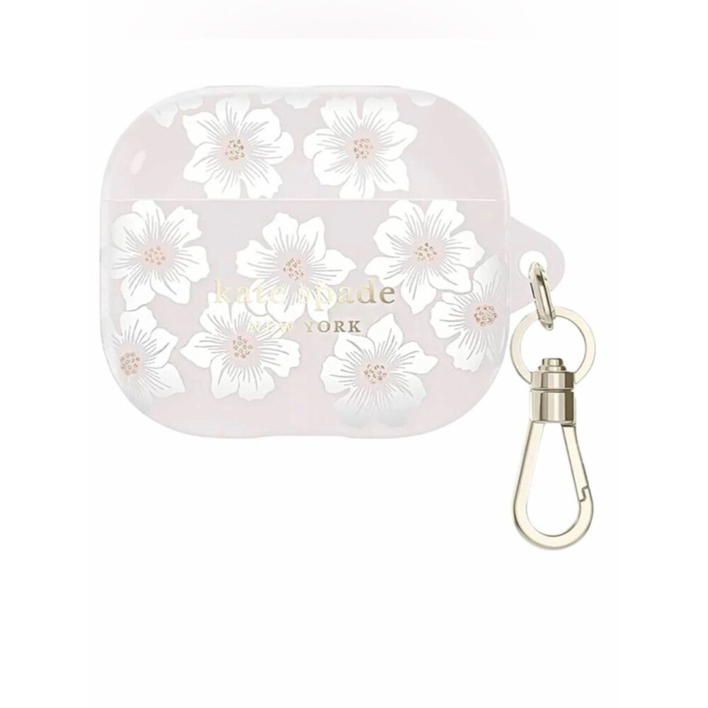 kate spade new york AirPods Case 3rd Gen Keychain Ring Hollyhock Cream FCT